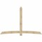 Ekena Millwork Bellingham Rough Sawn Timber Gable Bracket, Douglas Fir, 108"W x 72"H x 4"D x 6"F, 16/12 Pitch GBW108X72X0406BEL00RDF - alternate 1